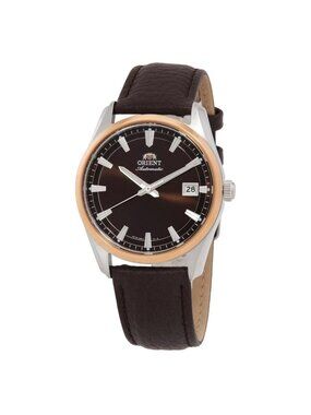 NWT Orient Contemporary Stretto Date Automatic Brown Dial Watch